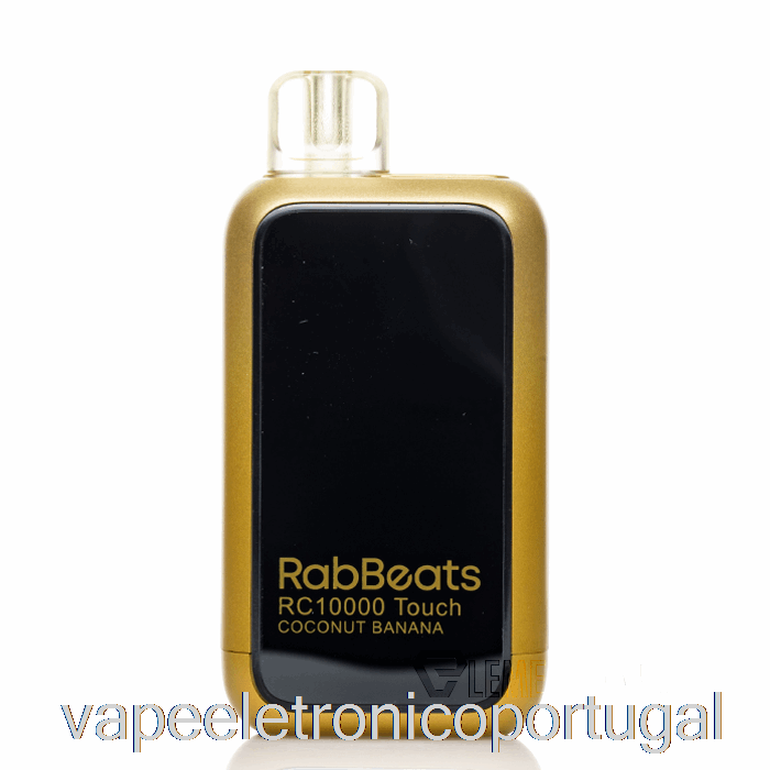 Vape Eletrônico Rabbeats Rc10000 Touch Descartável Coco Banana